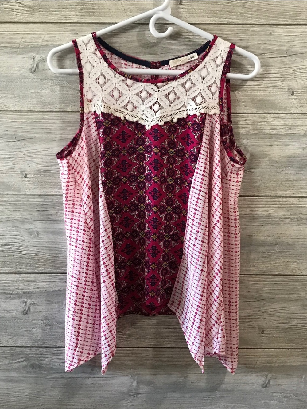Rewind Boho Flowy Tank Top